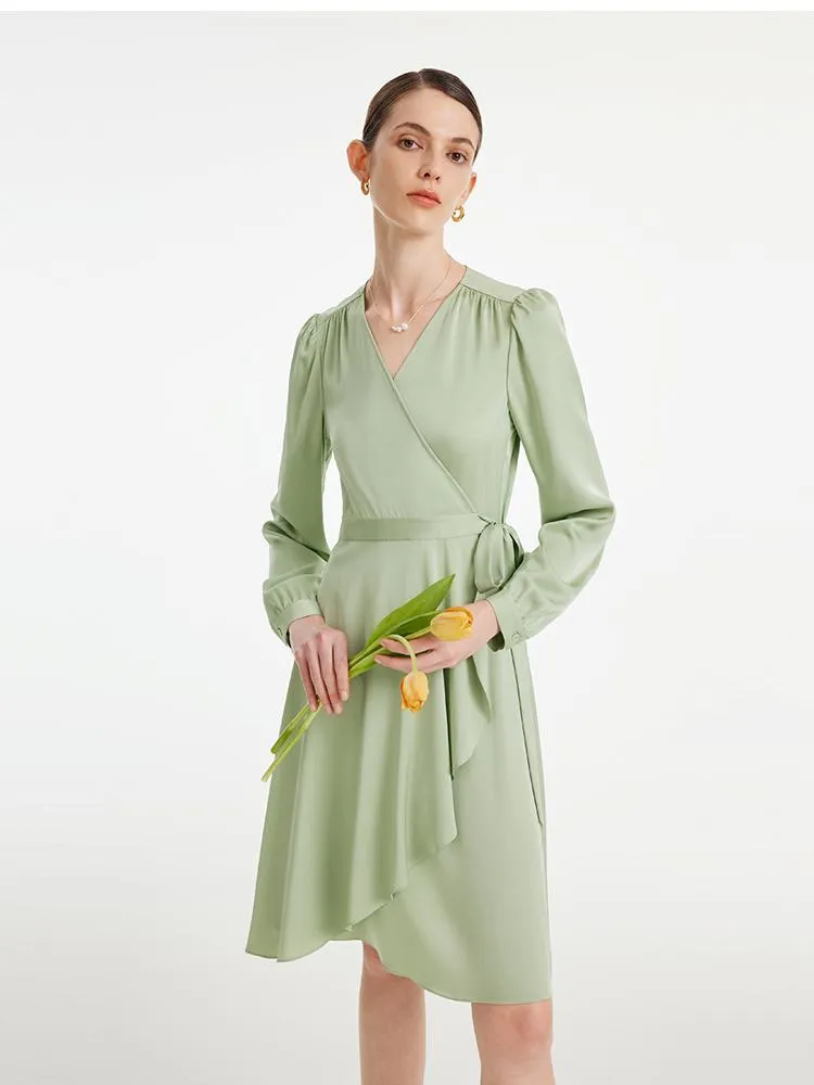 22 Momme Silk Tea-break Midi Dress