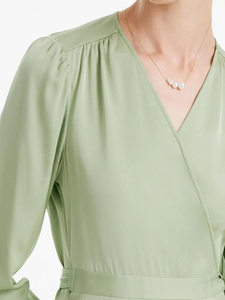 22 Momme Silk Tea-break Midi Dress