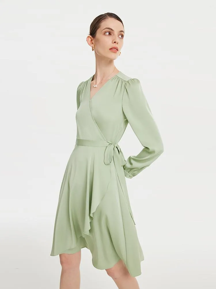 22 Momme Silk Tea-break Midi Dress