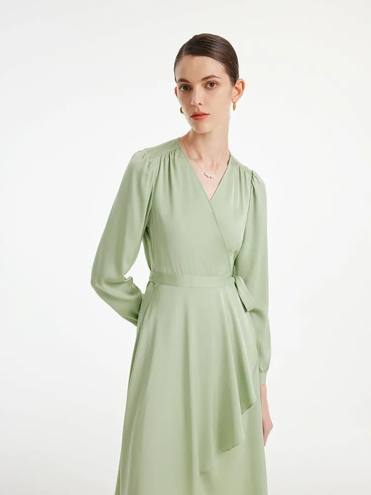 22 Momme Silk Tea-break Midi Dress