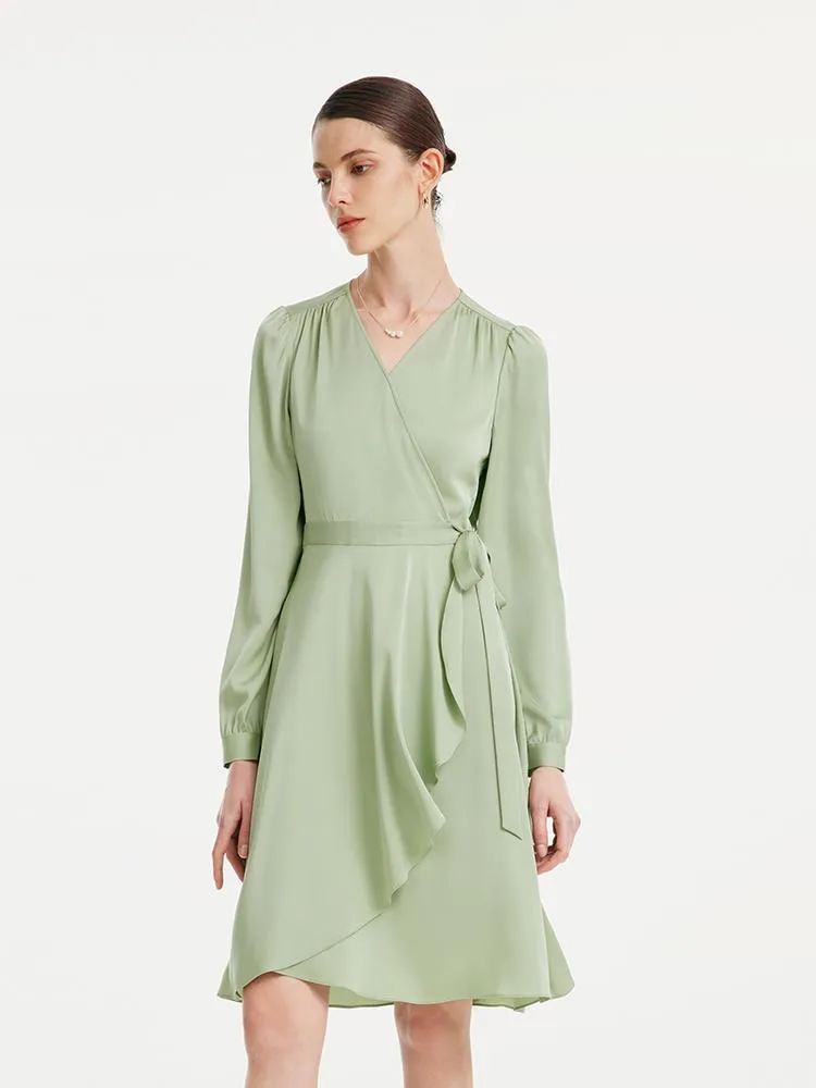 22 Momme Silk Tea-break Midi Dress