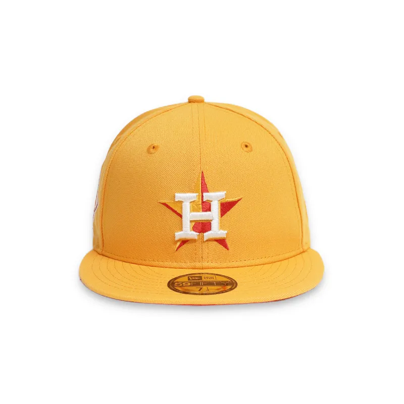 [60243836] Houston Astros 17 WS STATE FRUIT  Yellow 59FIFTY Men's Fitted Hat