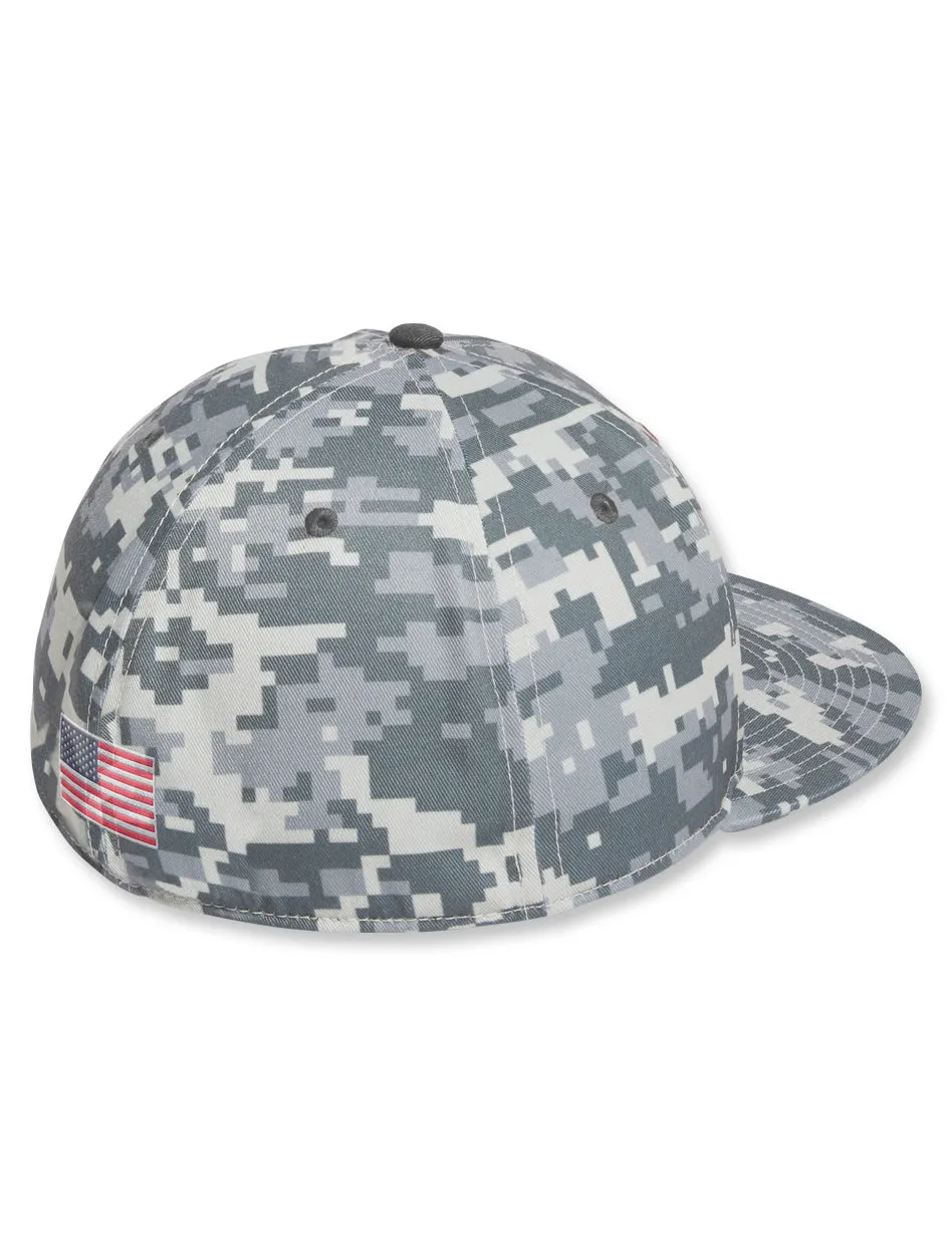 Adidas Texas Tech Double T On-Field Digital Camo Baseball Fitted Hat