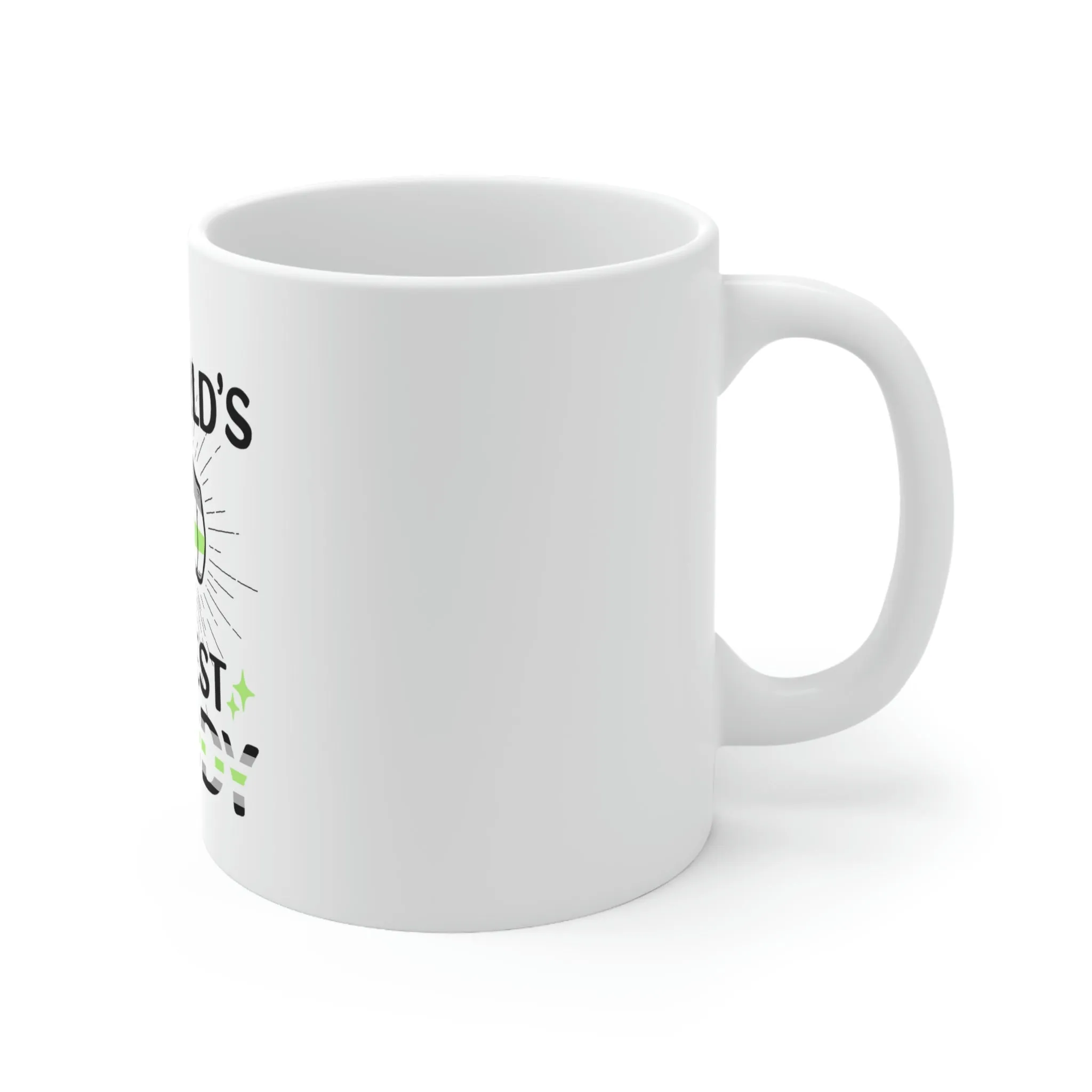 Agender Flag Ceramic Mug  - #1 World's Sexiest Maddy