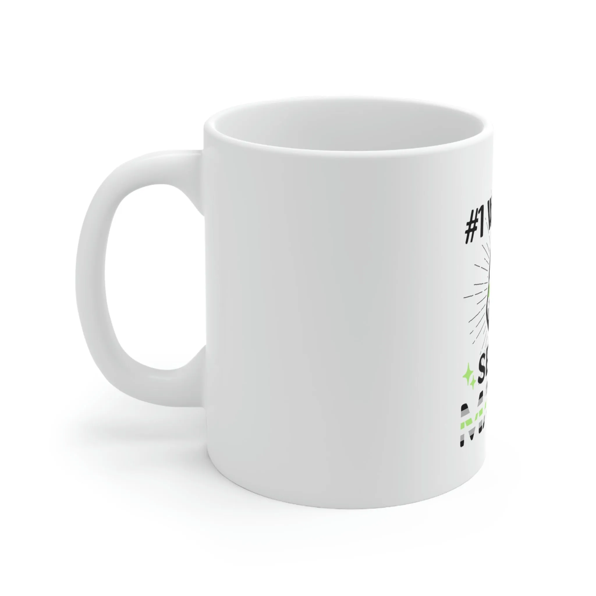 Agender Flag Ceramic Mug  - #1 World's Sexiest Maddy