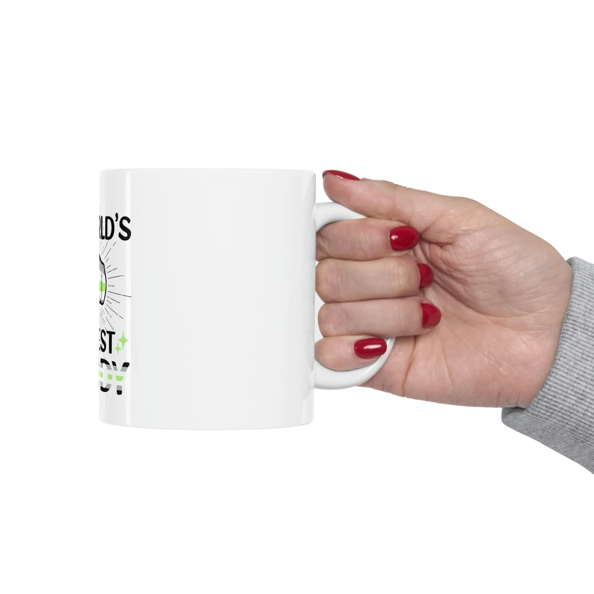 Agender Flag Ceramic Mug  - #1 World's Sexiest Maddy