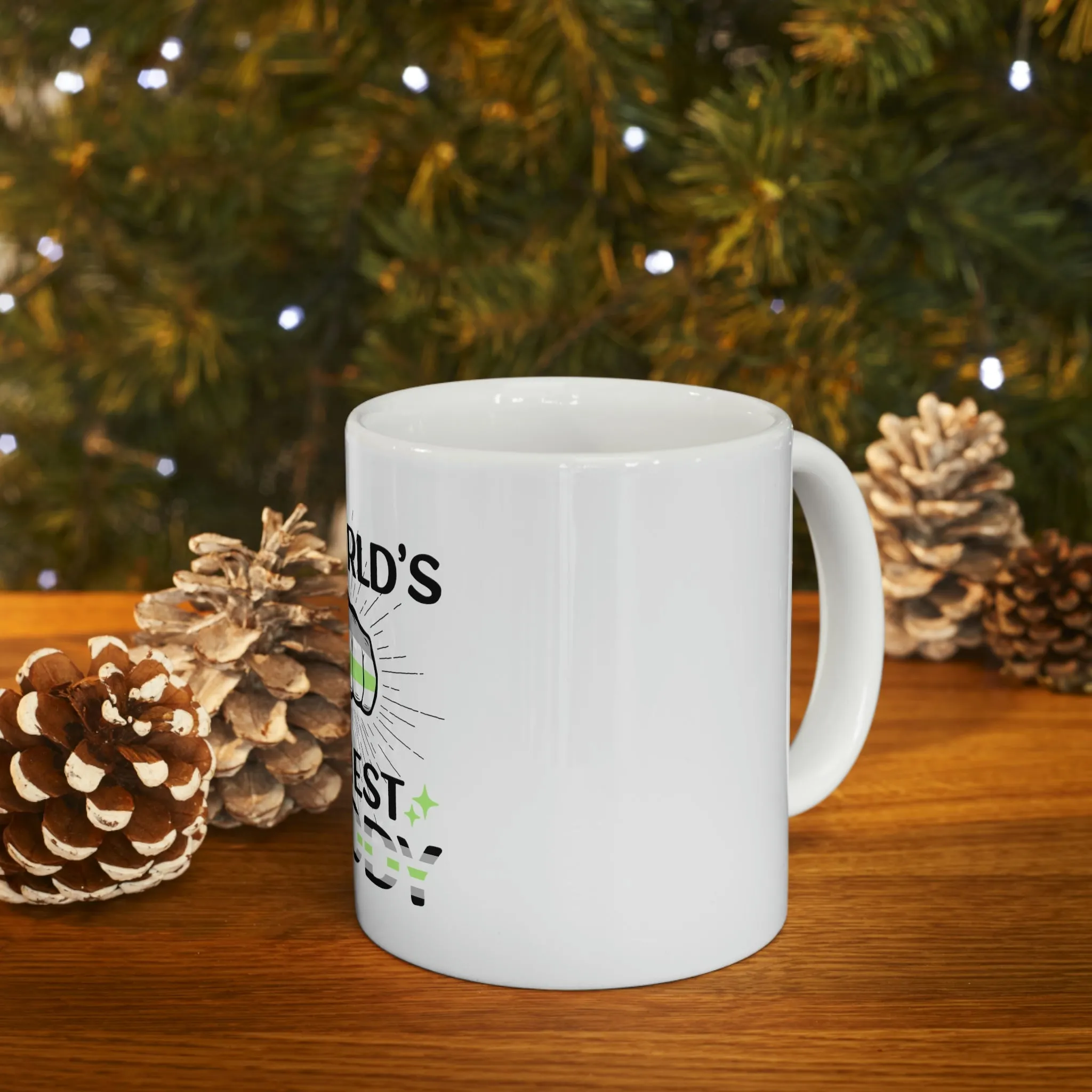 Agender Flag Ceramic Mug  - #1 World's Sexiest Maddy