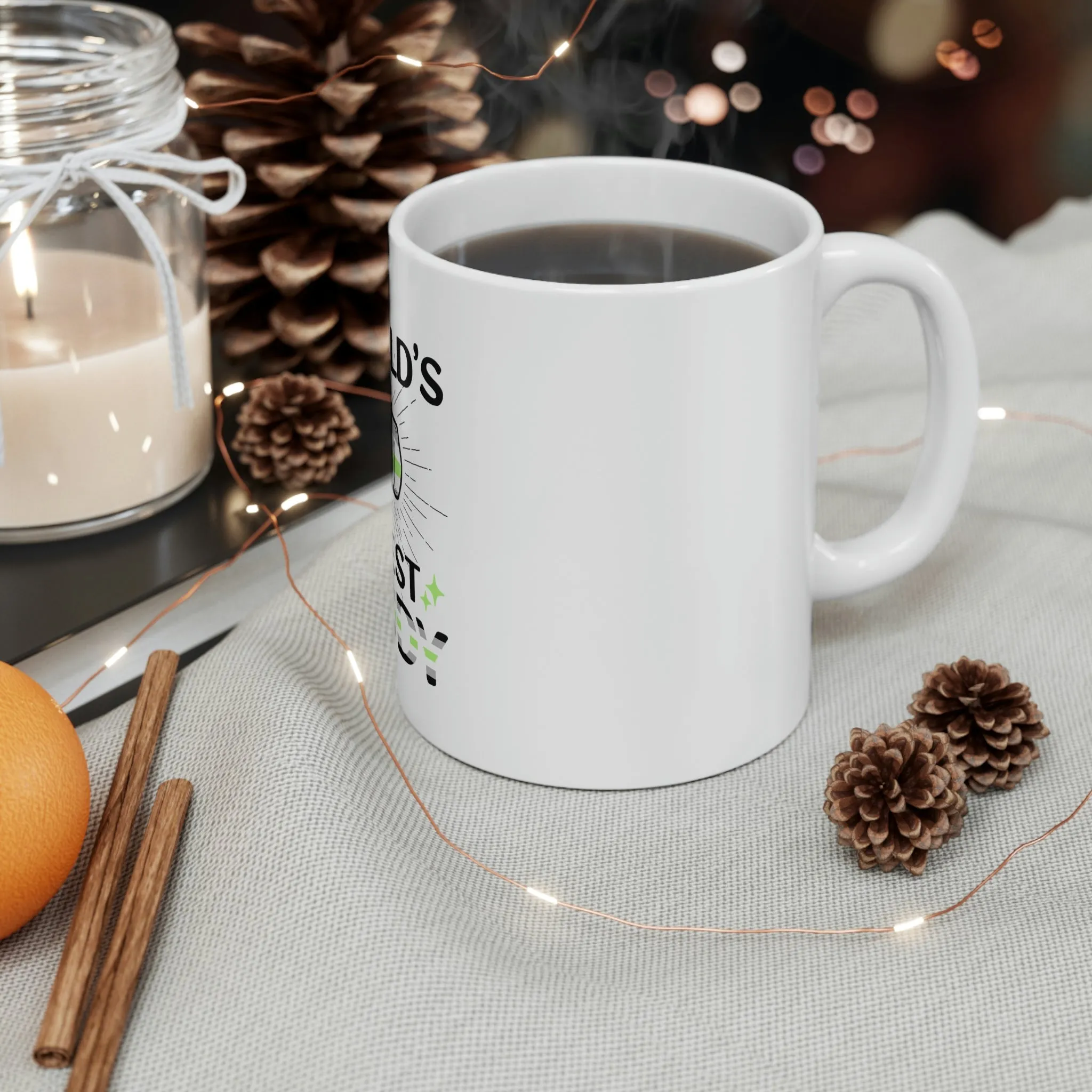 Agender Flag Ceramic Mug  - #1 World's Sexiest Maddy
