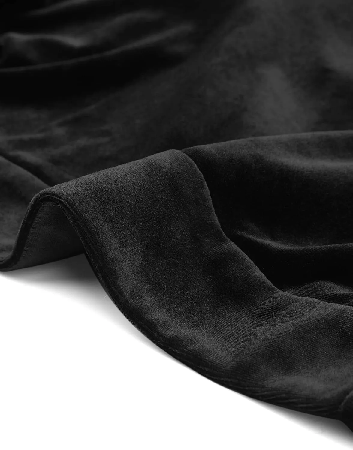Allegra K Women's Long Sleeve Velvet Shrug Cocktail Party Open Front Cropped Bolero Cardigan Top