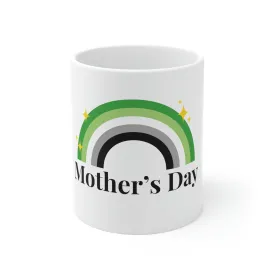 Aromantic Flag Ceramic Mug  - Mother's Day