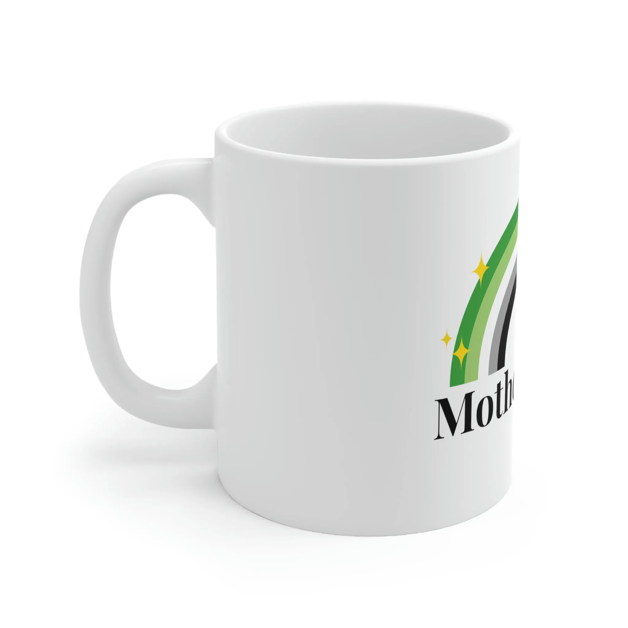 Aromantic Flag Ceramic Mug  - Mother's Day