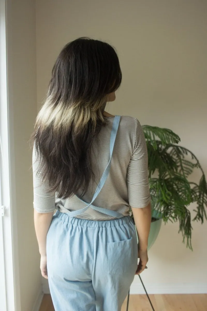 Atelier B Overalls (Pale Denim)