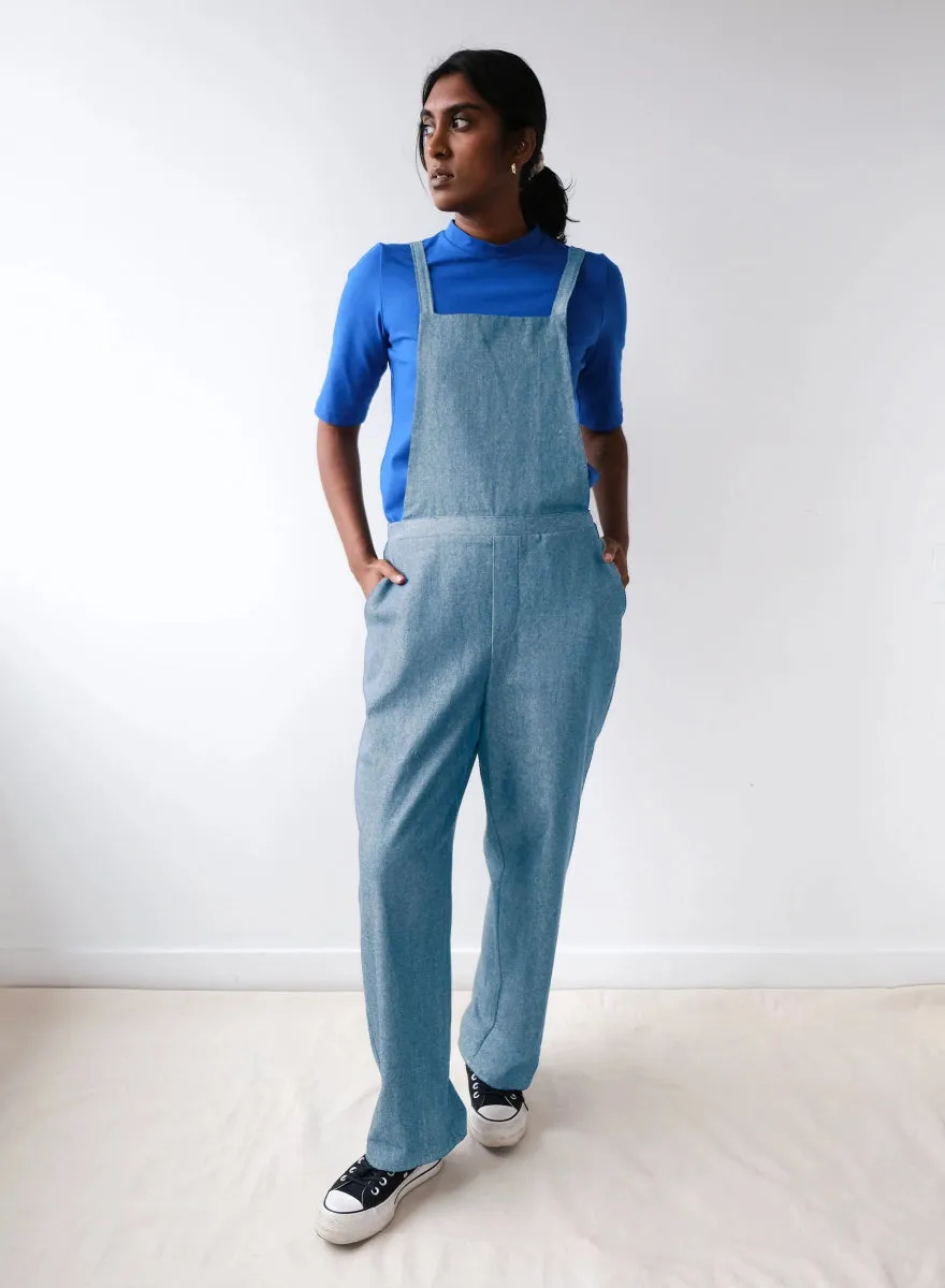 Atelier B Overalls (Pale Denim)