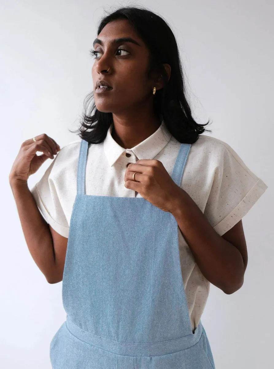 Atelier B Overalls (Pale Denim)