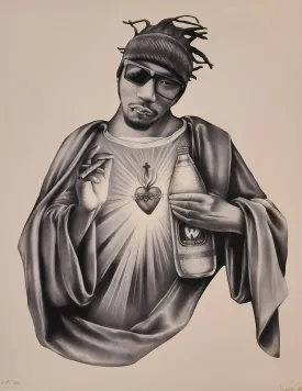 Big Baby Jesus Silkscreen Print by Joe King