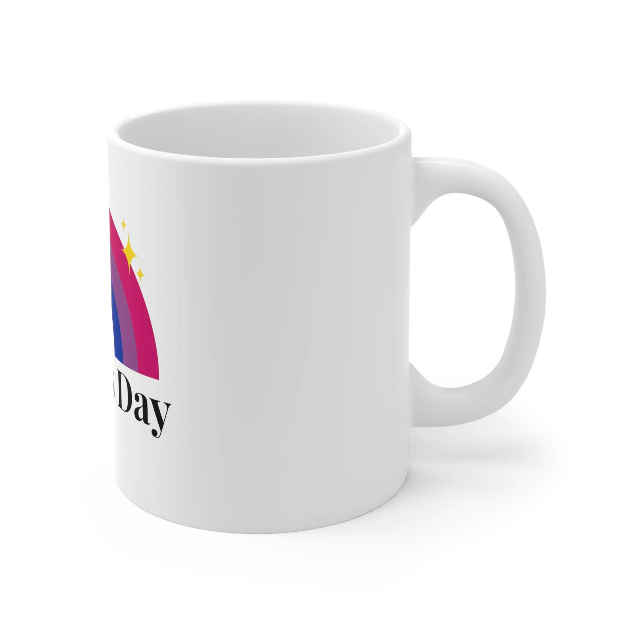 Bisexual Flag Ceramic Mug  - Mother's Day