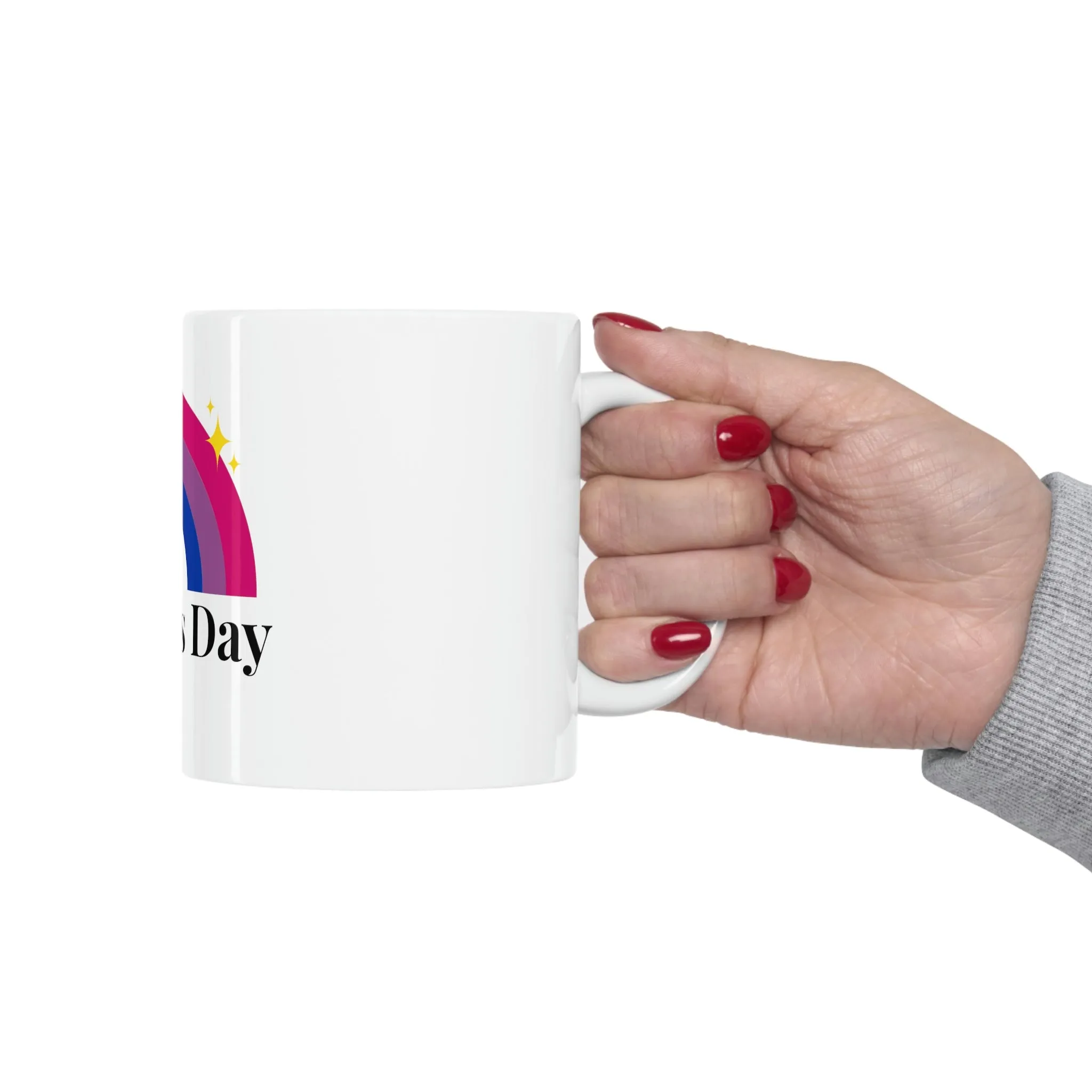 Bisexual Flag Ceramic Mug  - Mother's Day