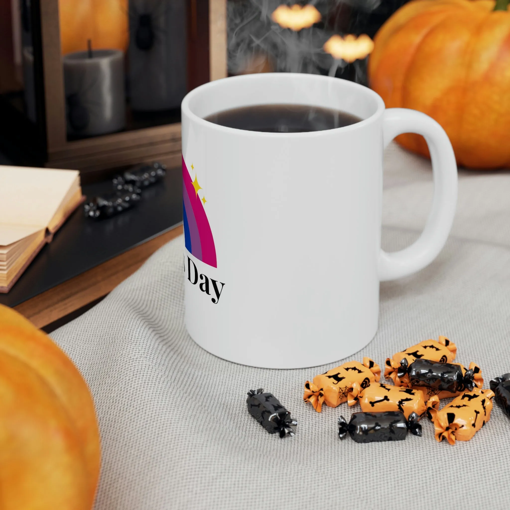 Bisexual Flag Ceramic Mug  - Mother's Day