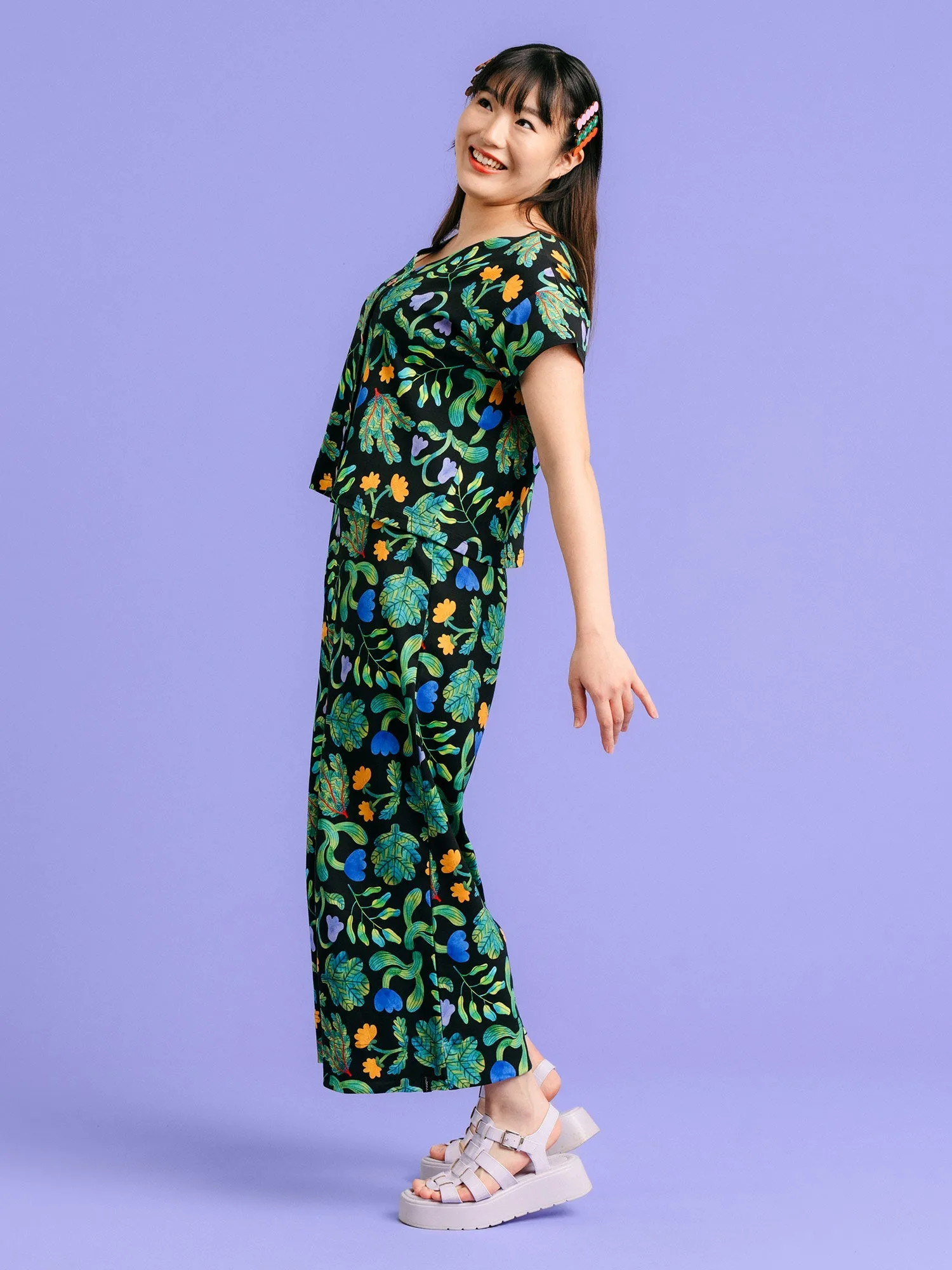Celene Kasvaa Sleeveless Top Green