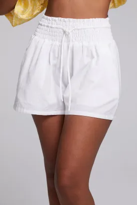 CHA Rapallo White Linen Shorts