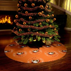 Christmas Round Tree Skirt , Merry SWAG