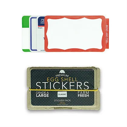 Egg Shell Sticker "Classic Mix" Pack - 80pcs