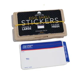 Egg Shell Sticker "Priority Blanks" Pack - 80pcs
