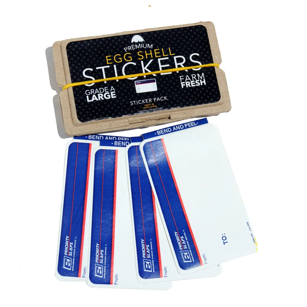 Egg Shell Sticker "Priority Blanks" Pack - 80pcs