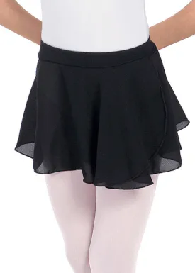 Eurotard Chiffon Mock Wrap Youth Pull-On Skirt