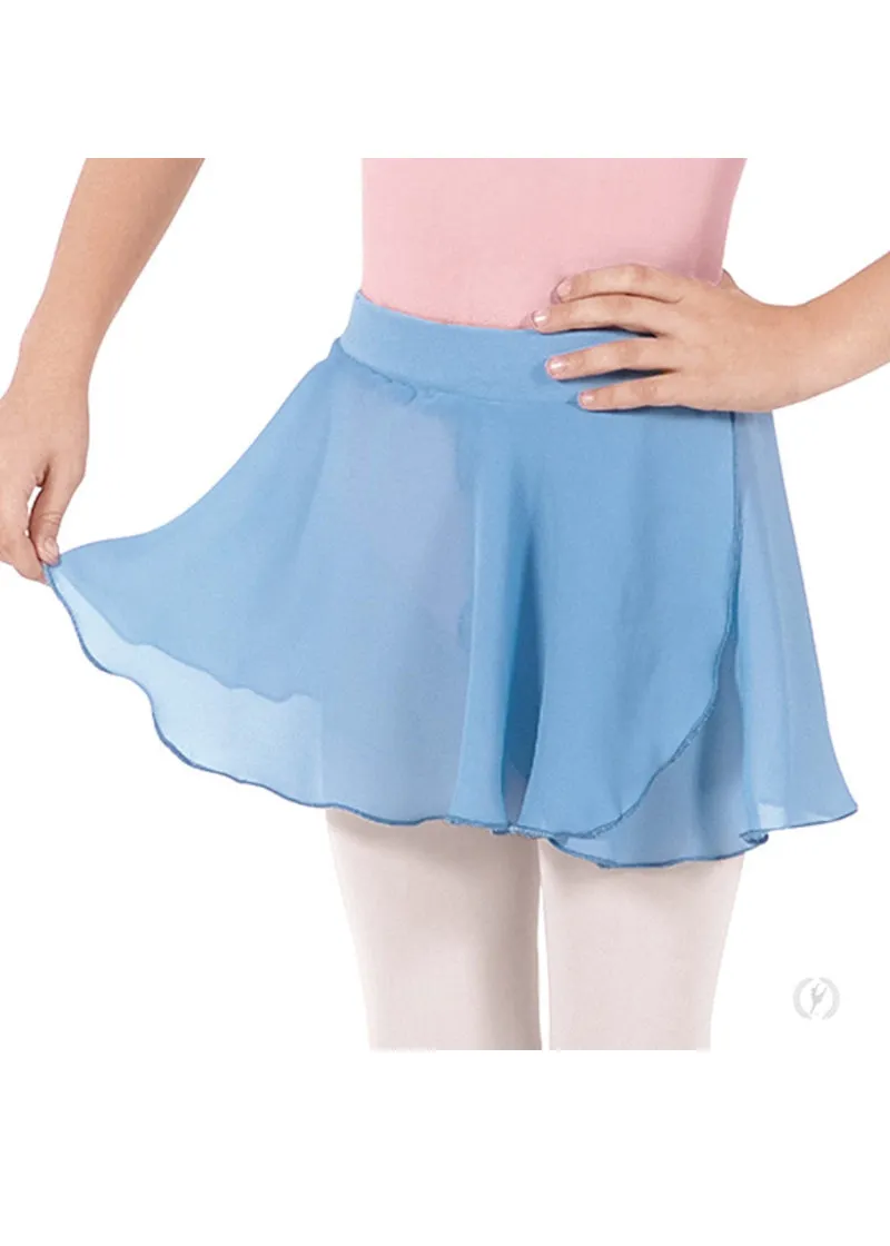 Eurotard Chiffon Mock Wrap Youth Pull-On Skirt