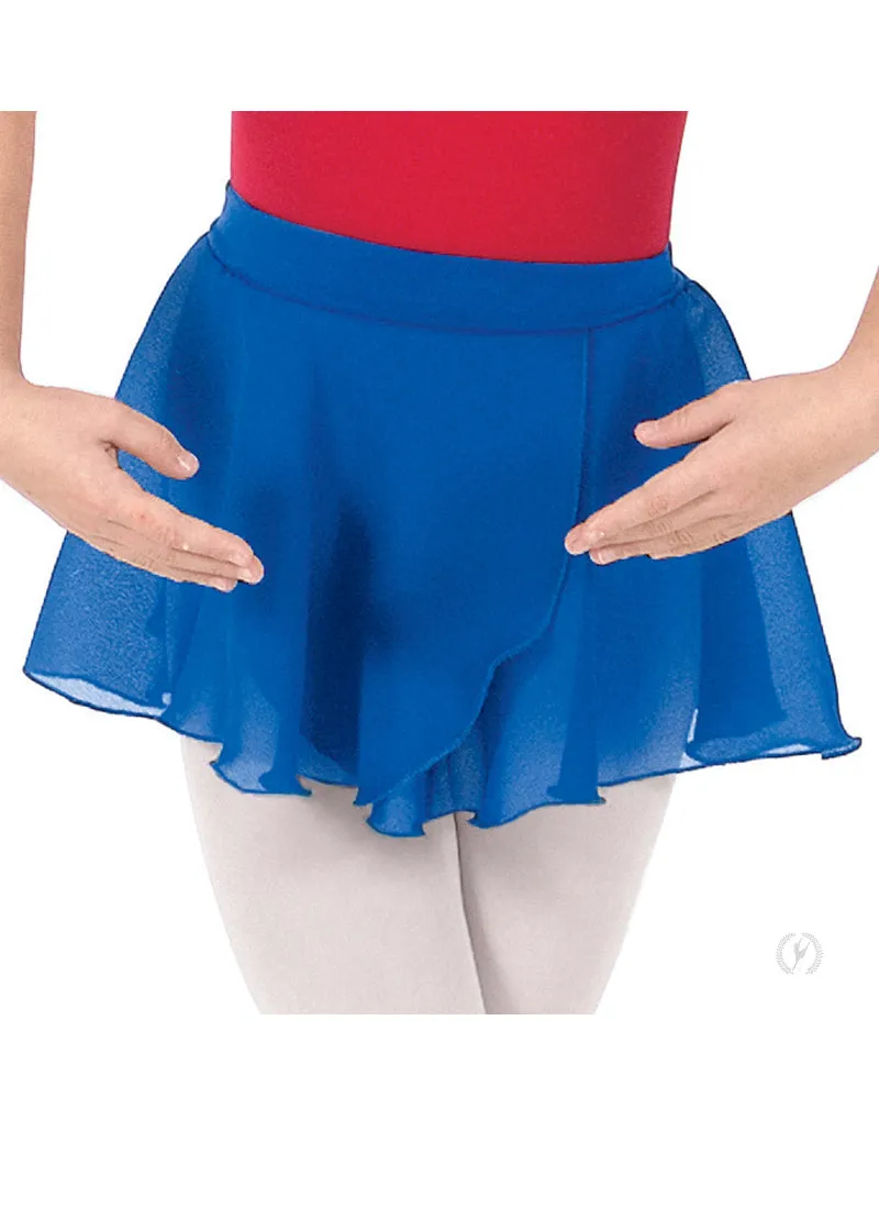 Eurotard Chiffon Mock Wrap Youth Pull-On Skirt