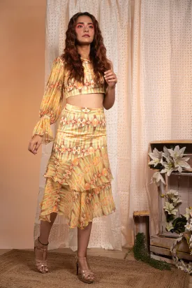 Floret Co-Ord Set- (Upper & Bottom Are Only Sold As A Co-Ord Set)
