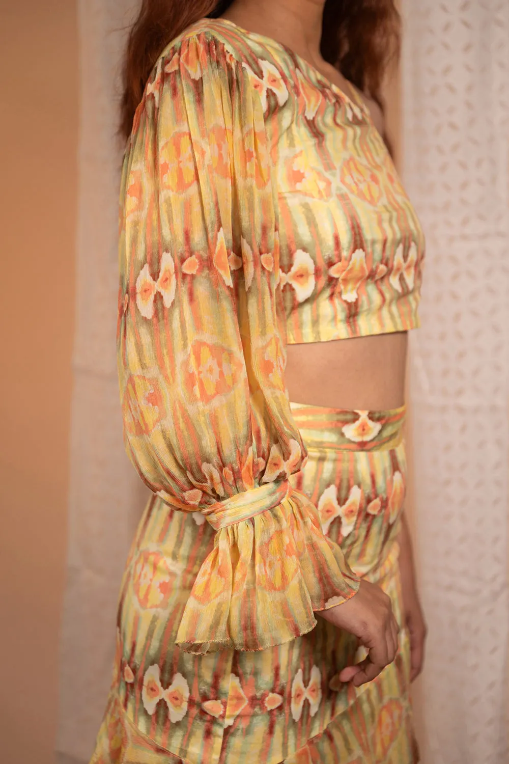 Floret Co-Ord Set- (Upper & Bottom Are Only Sold As A Co-Ord Set)