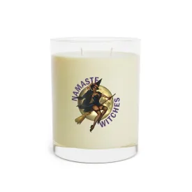 Halloween Scented Candle Full Glass, 11oz - Namaste Witches