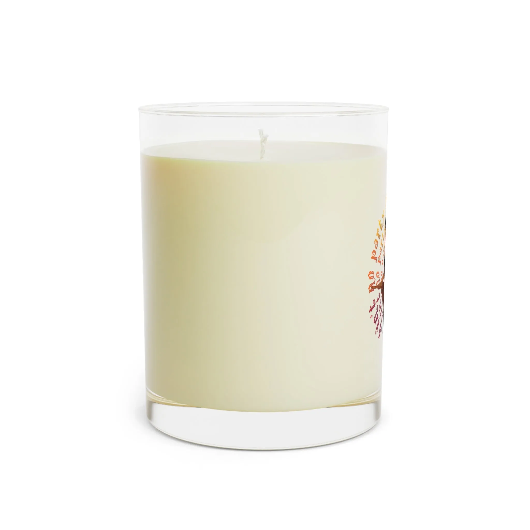 Halloween Scented Candle Full Glass, 11oz - No Party (Black)
