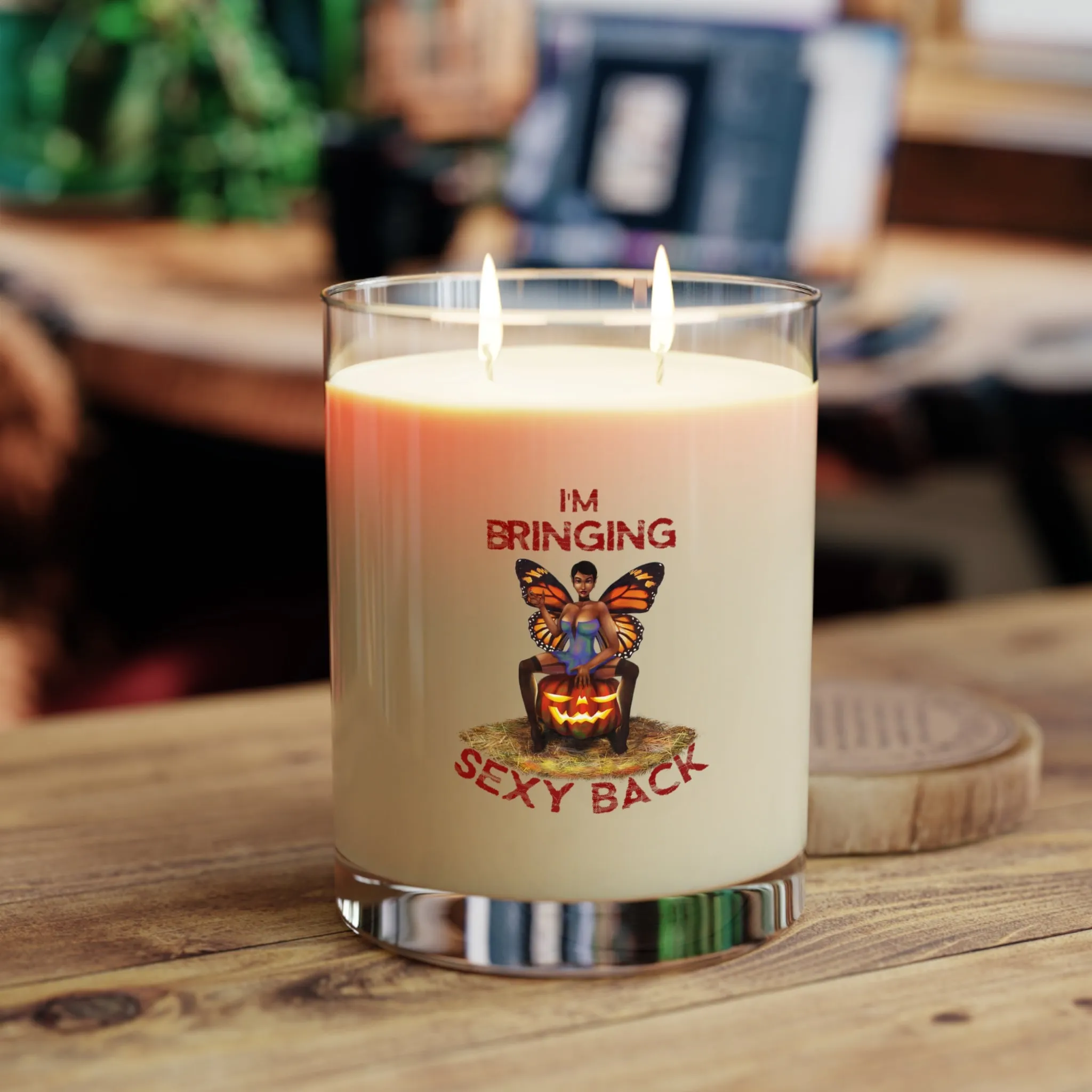 Halloween Scented Candle Full Glass, 11oz - Sexy Back