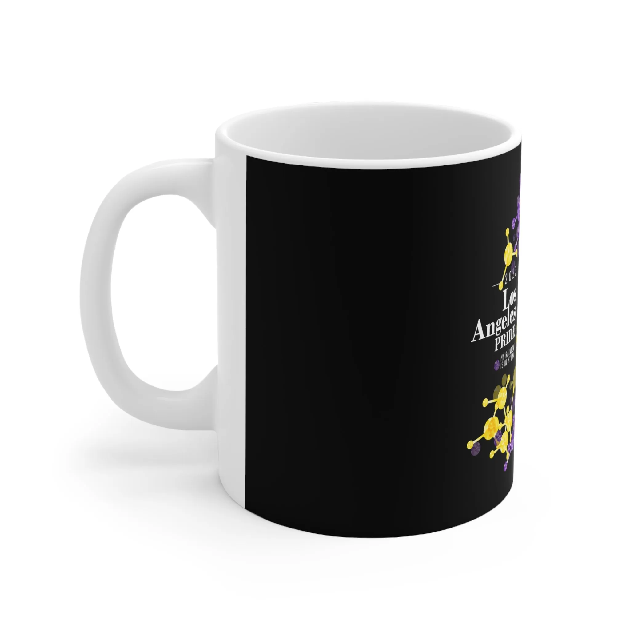 Intersexual Flag Los Angeles Pride Ceramic Mug - Rainbow Is In My DNA