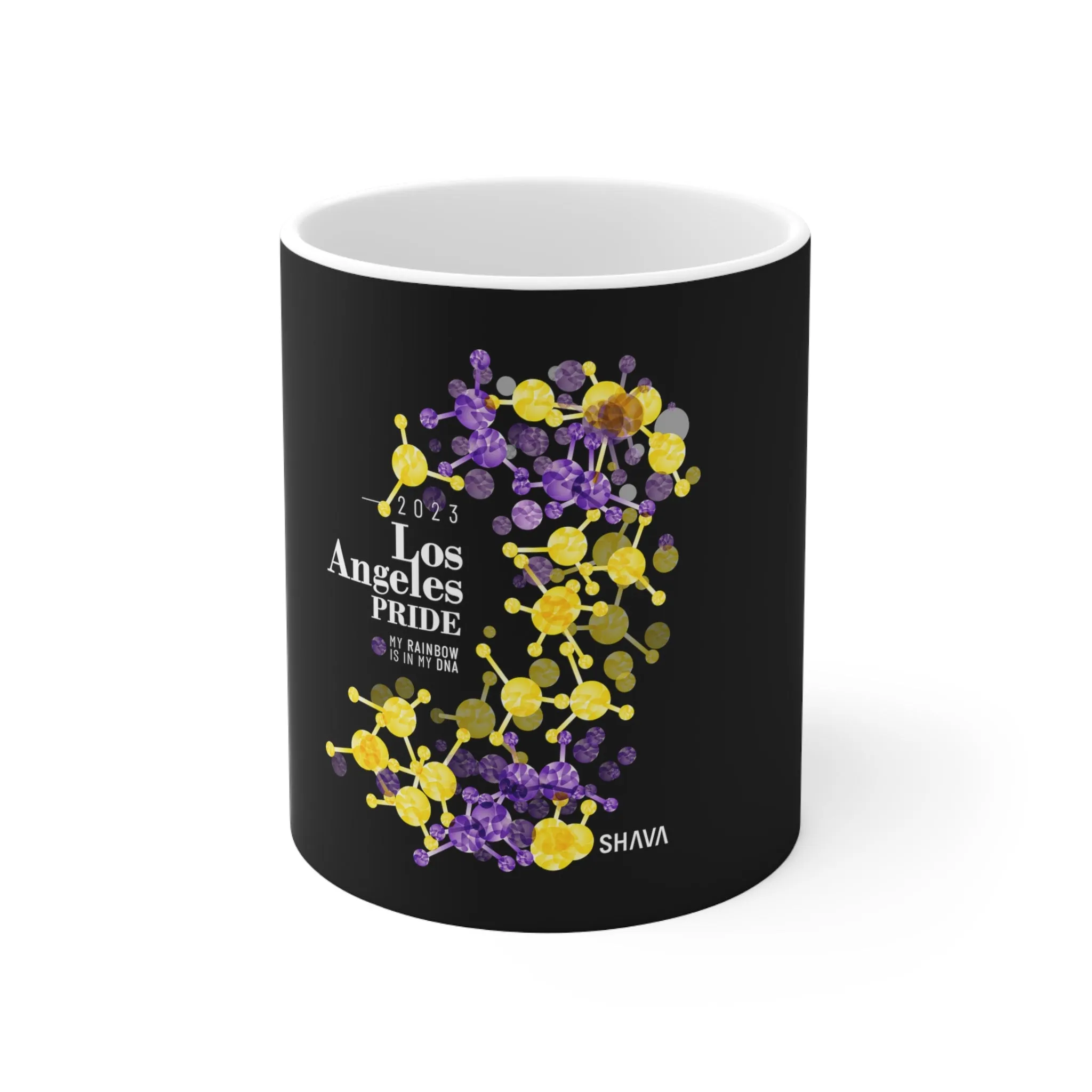 Intersexual Flag Los Angeles Pride Ceramic Mug - Rainbow Is In My DNA
