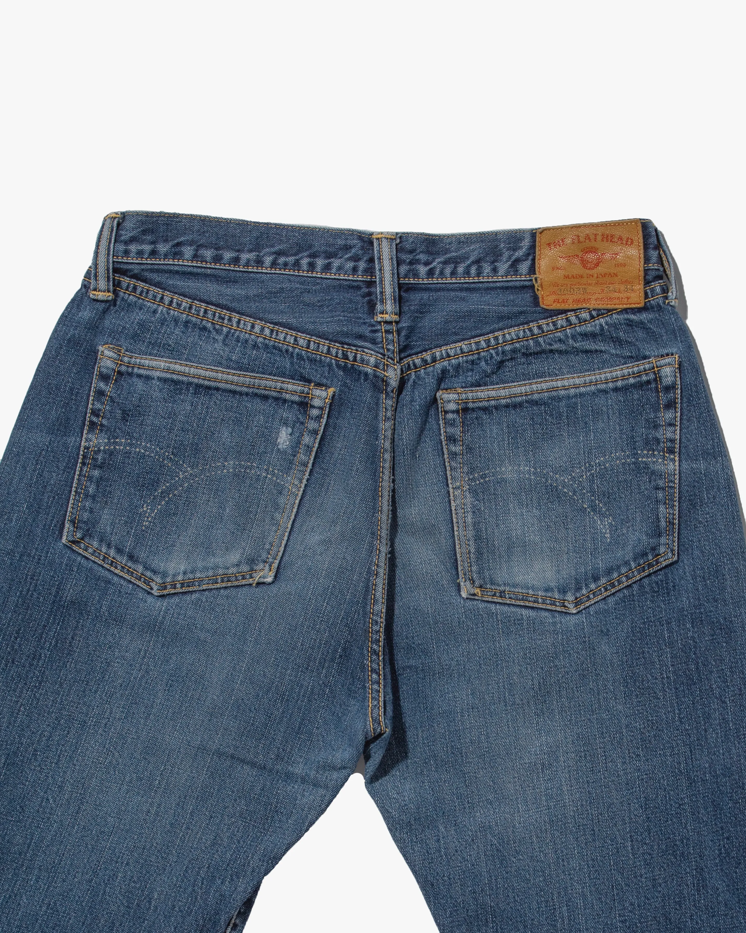 Japanese Repro Selvedge Denim Jeans, Flat Head Brand - 34 x 34
