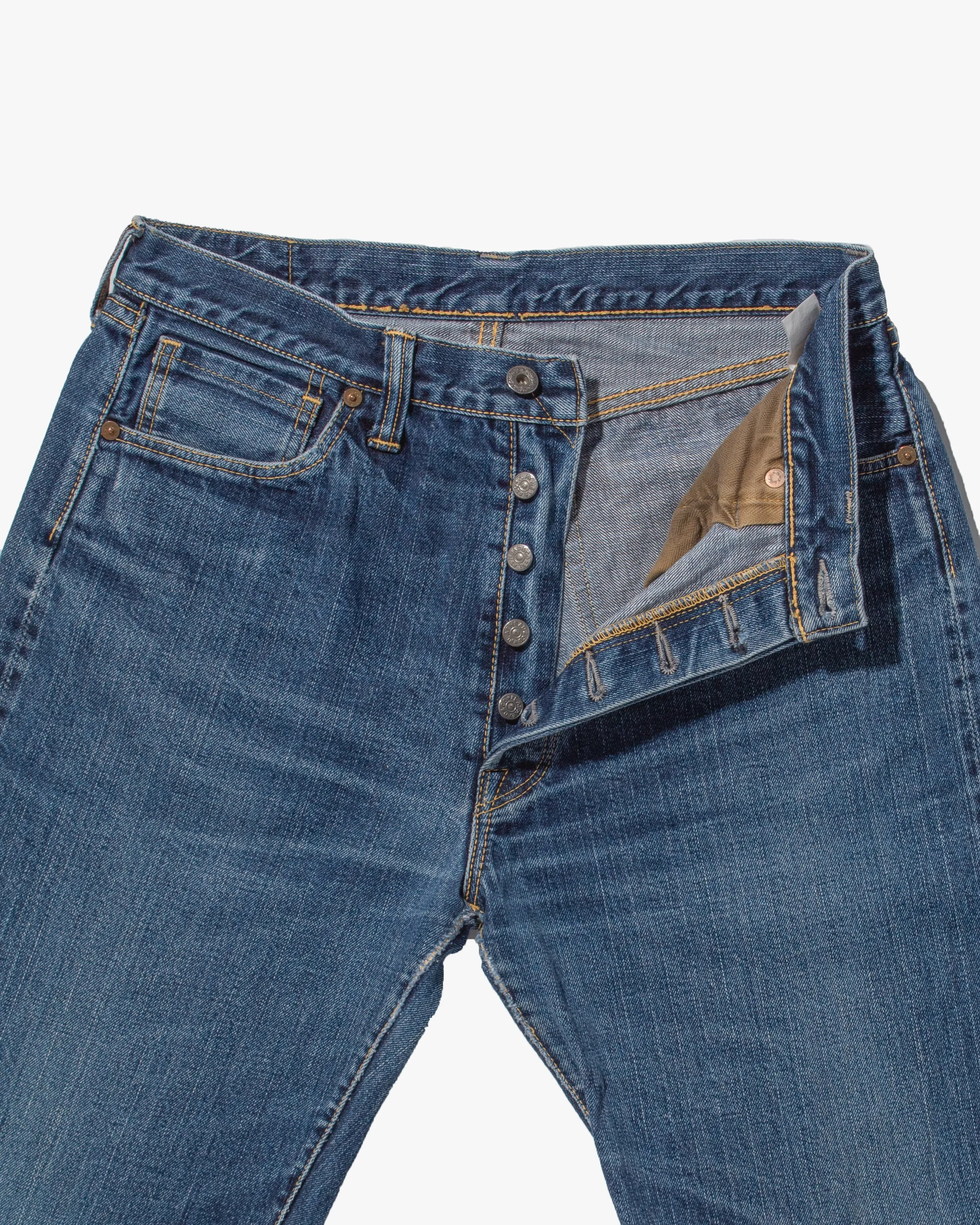 Japanese Repro Selvedge Denim Jeans, Flat Head Brand - 34 x 34