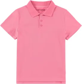 Kid Nation Boys Polo Shirts Kids School Uniform Shirts Short Sleeve Girls Collared Shirts 4-12 Years