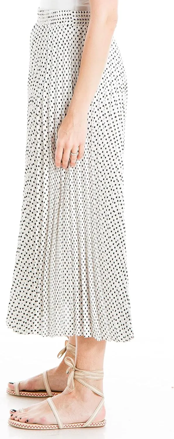 Max Studio Women's Long Pleated Skirt