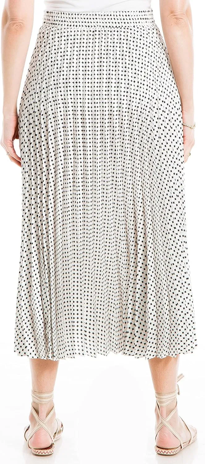 Max Studio Women's Long Pleated Skirt