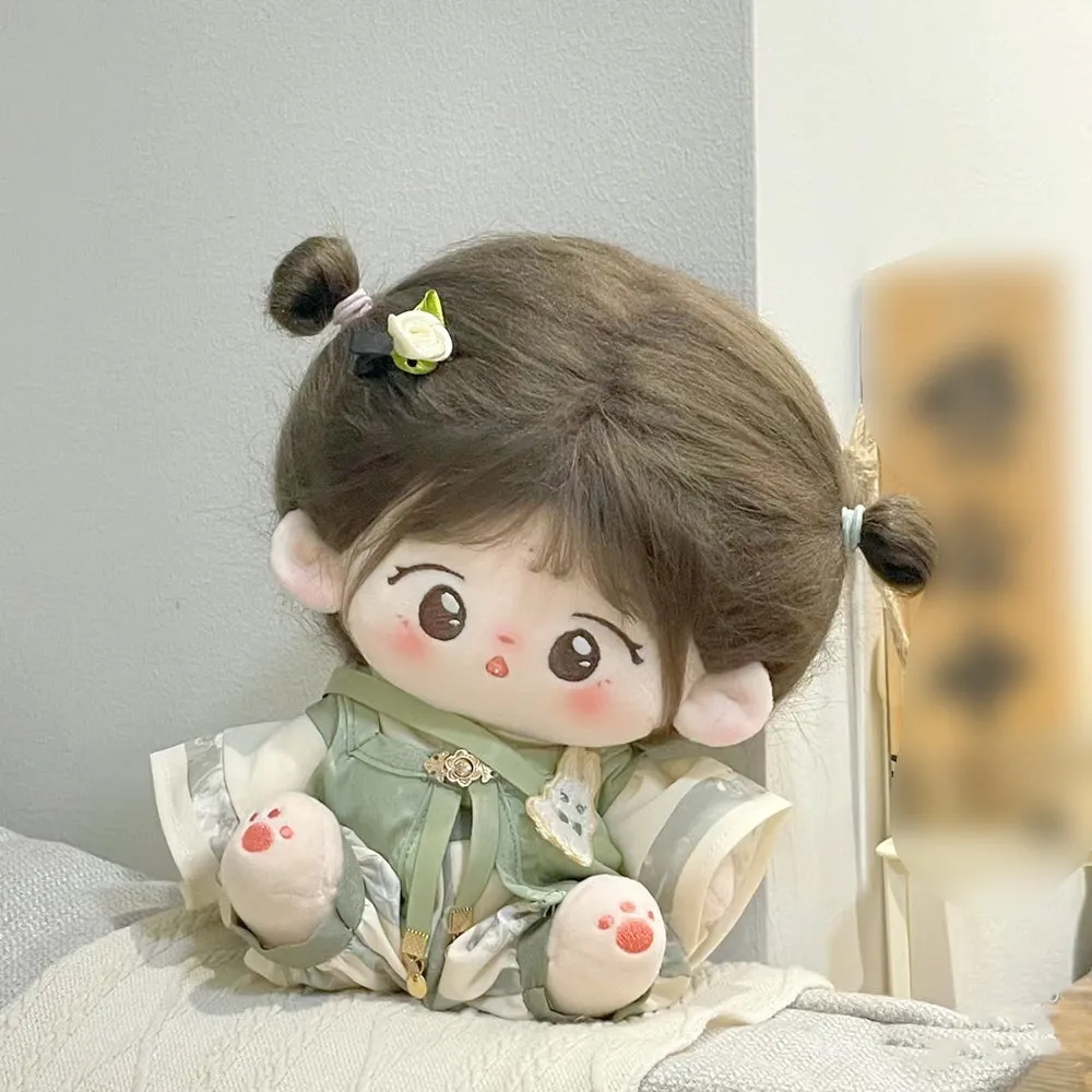niannyyhouse 20cm Plush Doll Clothes Coat Vest Overalls Backpack Hanfu Ancient Style Suit 8in Doll Dressup