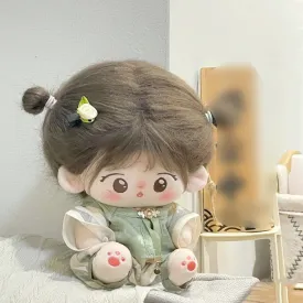 niannyyhouse 20cm Plush Doll Clothes Coat Vest Overalls Backpack Hanfu Ancient Style Suit 8in Doll Dressup