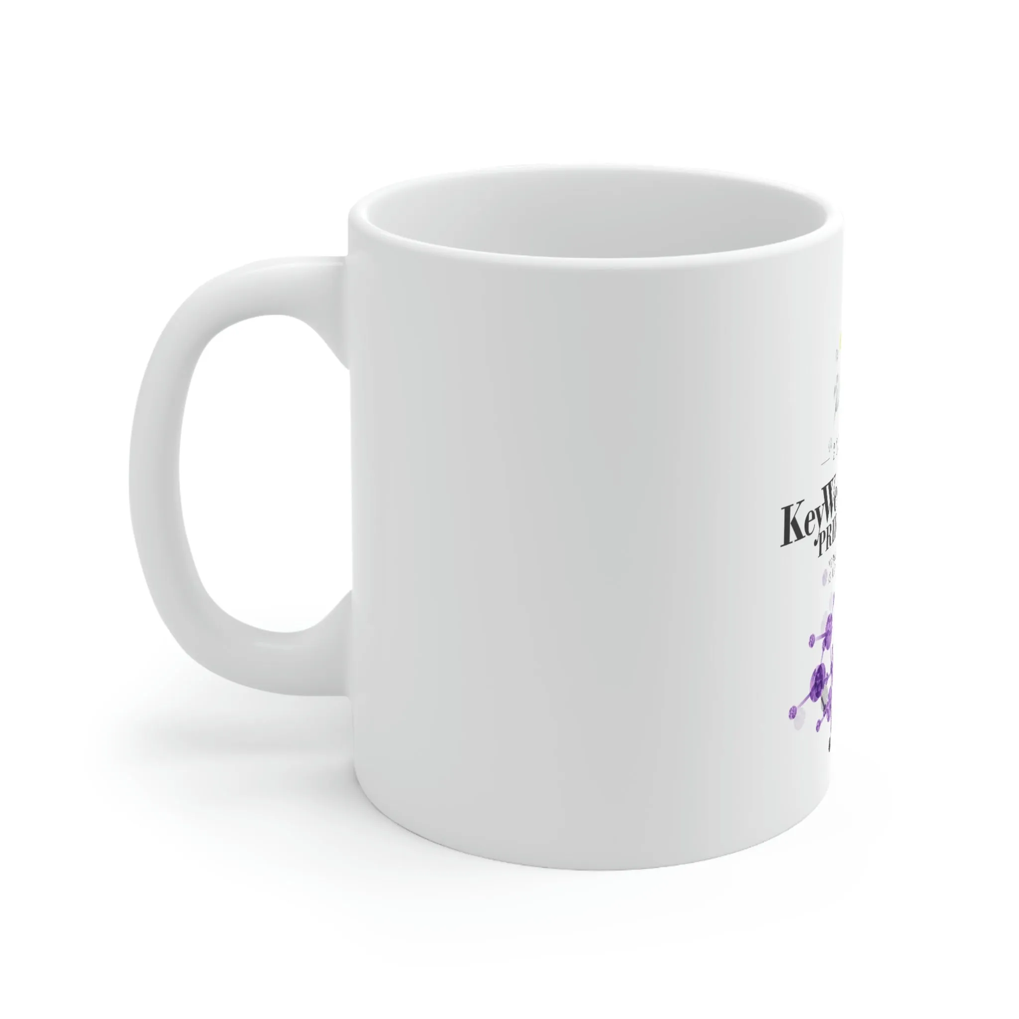 Nonbinary Flag Ceramic Mug Key West Pride - Rainbow Is In My DNA