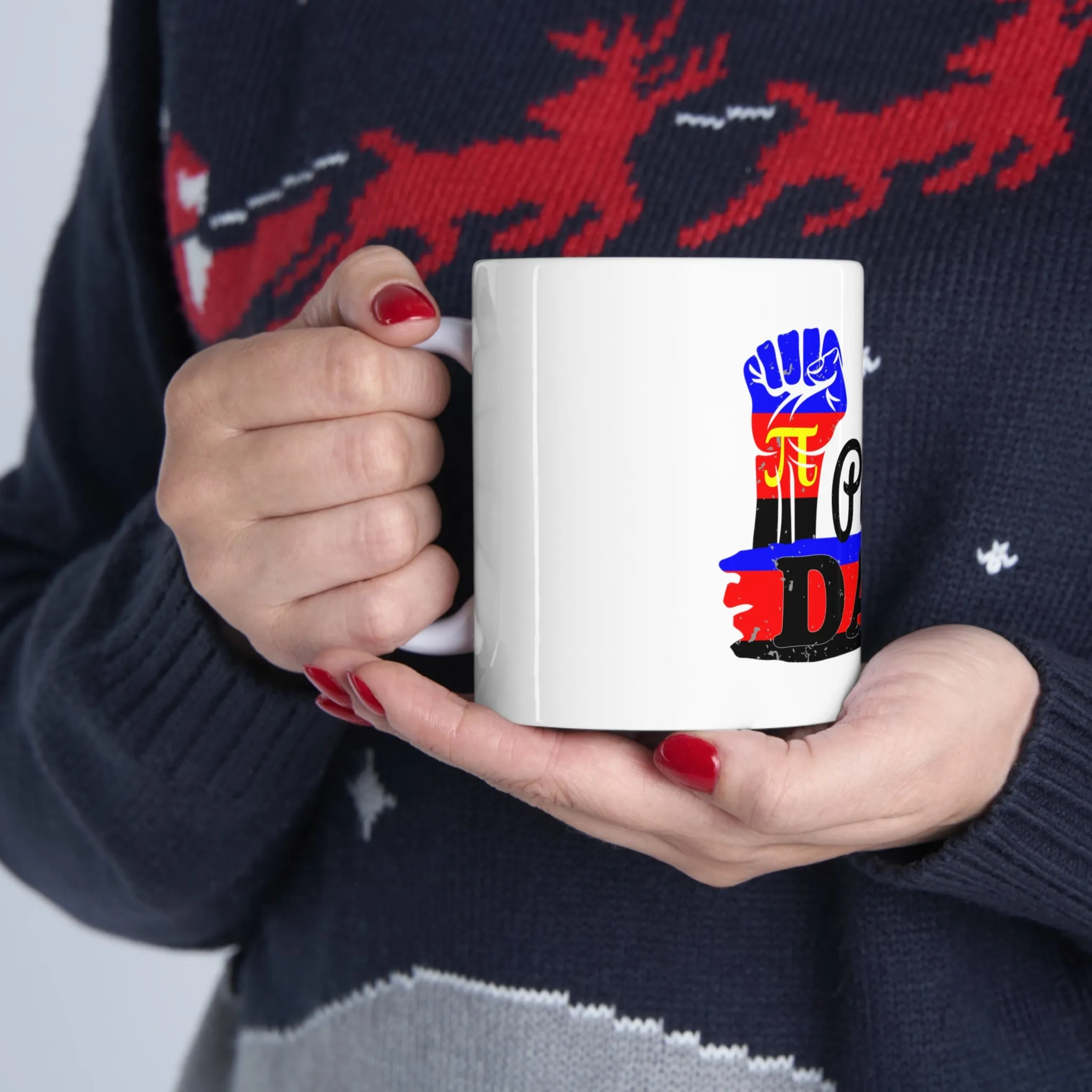 Polyamory Pride Flag Ceramic Mug - Proud Dad