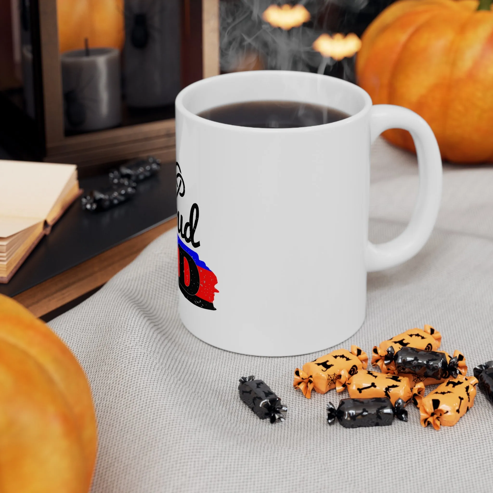 Polyamory Pride Flag Ceramic Mug - Proud Dad