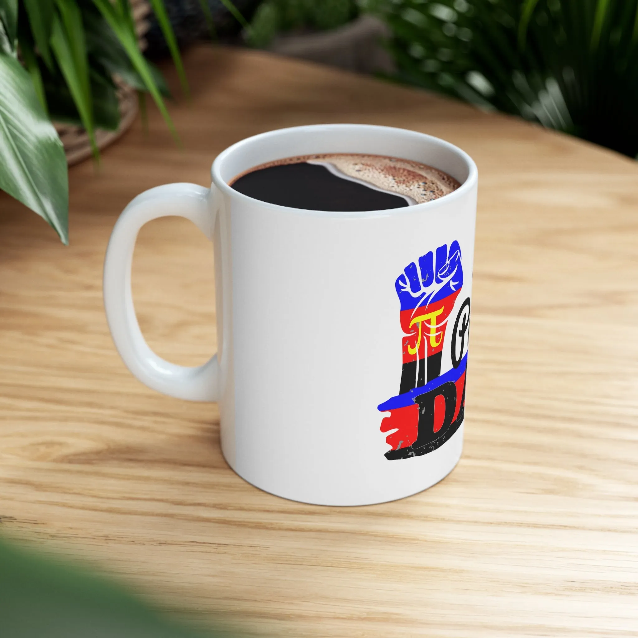 Polyamory Pride Flag Ceramic Mug - Proud Dad