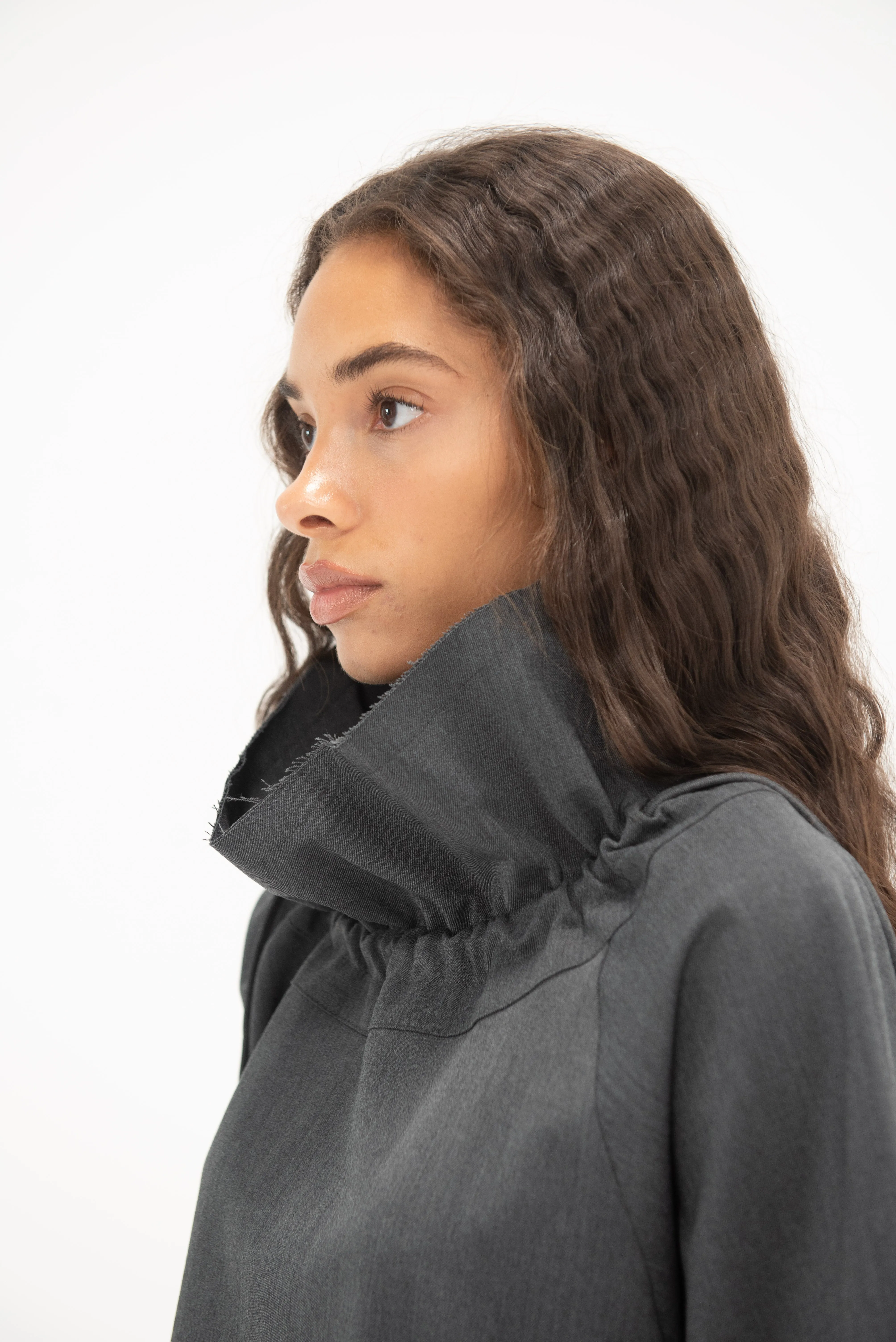 Rive Shirt, Grey Melange
